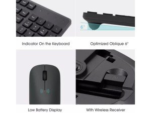 ماوس و کیبورد بی سیم شیائومی مدل Mi Wireless Keyboard and Mouse WXJS01YM