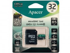 کارت حافظه 32 گیگابایت microSDHC اپيسر کلاس 10 استاندارد UHS-I U1 سرعت 85MBps به همراه آداپتور