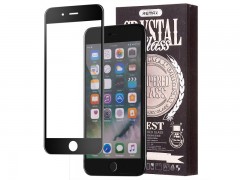 ست قاب ژله ای بهمراه محافظ صفحه نمایش سه بعدی  ریمکس مناسب برای گوشی موبایل آیفن 7/8