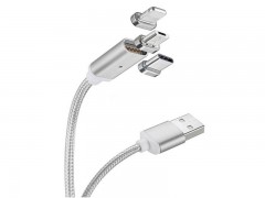 کابل مگنتی 3 کاربره BWOO  مدل BO-X28