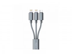 کابل شارژ و انتقال داده 3 کاره راک مدل RCB0436