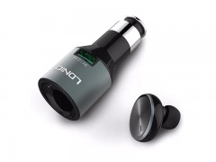 شارژ فندکی و هدست بلوتوث الدینیو مدل CM20