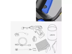 نازل کارواش خانگی شیائومی مدل Youpin LK01-20V Lekong Cleaning Gun Handheld Car Washing