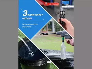 نازل کارواش خانگی شیائومی مدل Fixnow Wireless Car Washer Machin Pressure Water Gun