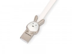 کابل شارژ و انتقال داده USB to Lightning راک طرح خرگوش مدل RCB0504