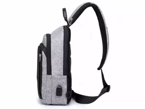 کوله تک بند USB دار  بنج مدل BG-1911 Single strap backpack