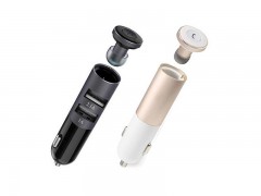 شارژر فندکی و هندزفری بلوتوث ریمکس مدل RB-T11C