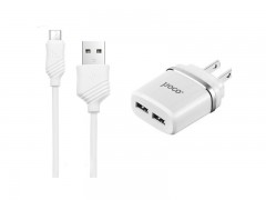 شارژر دیواری هوکو مدل C12A همراه با کابل MicroUSB