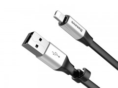 کابل تبدیل ۲ کاره USB به لایتنینگ و MicroUSB بیسوس مدل Two In One به طول 0.23 متر