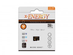 کارت حافظه 16 گیگابایت microSDHC  ایکس - انرژی  کلاس 10 استاندارد UHS-I U1 سرعت 80MBps