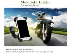 پایه نگهدارنده موبایل مدل TL-01B مناسب برای موتور سیکلت و دوچرخه
