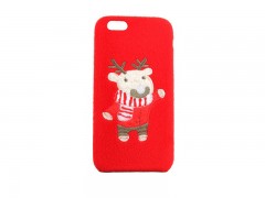 کاور زمستانی طرح گوزن کریسمس مناسب برای گوشی موبایل آیفون 6/6S