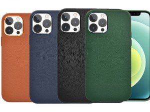 کاور چرمی ویوو مدل Calfskin Leather Case مناسب برای گوشی موبایل iPhone 13 Pro Max