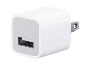 شارژر دیواری اورجینال اپل مدل Apple iPhone Charger 2 Pin بهمراه کابل شارژ لایتنینگ