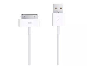 کابل اصلی شارژ آیفون Apple iphone 30 Pin to USB Cable 4/4s