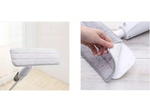 دستمال یدک تی اسپری دار شیائومی مدل Deerma Water Spray Mop Cleaning Cloth TB02 (8 تایی)