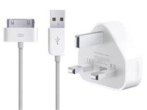 شارژر اصلی آیفون همراه کابل مدل Apple 30-pin to USB Cable