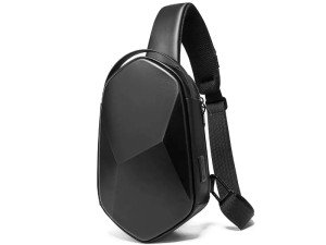 کوله تک بند منشوری USB دار بنج مدل BG-7213 PRISM CROSSBODY BAG با ظرفیت 7.9 اینچ