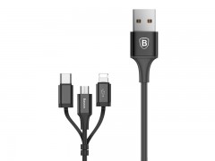 کابل سه کاره بیسوس مدل Excellent 3-in-1