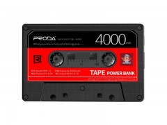 پاور بانک 4000 میلی آمپر طرح نوار کاست ریمکس پرودا مدل PPP-15