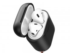 کاور سیلیکونی ایرپاد با قابلیت شارژ وایرلس بیسوس مدل Wireless Charger for Airpods