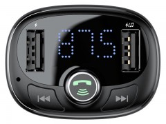 شارژر فندکی و پخش کننده بلوتوث بیسوس مدل T Type Bluetooth MP3 Charger