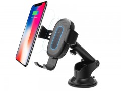 پایه نگهدارنده و شارژر وایرلس بیسوس  مدل Osculum Type Wireless Charger Gravity Car Mount