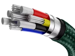 کابل فست شارژ دو سر تایپ سی بیسوس مدل Cafule Series Metal Data Cable Type-C to Type-C 100W 1m CATJK-C06