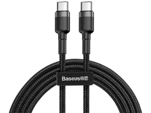 کابل شارژ سریع و انتقال داده تایپ سی بیسوس مدل Cafule Type-C PD2.0 Cable 1m CATKLF-G91