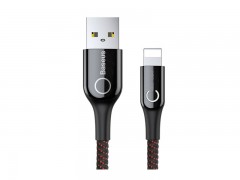 کابل تبدیل USB به Lightning بیسوس مدل C-Shaped CALCD-01 به طول 1 متر