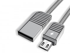 کابل تبدیل USB به MicroUSB ریمکس مدل RC-088m LINYO DATA CABLE بطول 1 متر