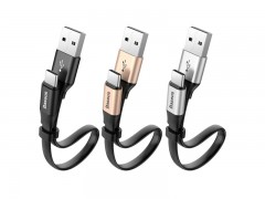 کابل پاوربانکی Type-C بیسوس مدل NIMBLE بطول 23 سانتی متر