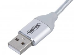 کابل تبدیل USB به USB-C یونیتک مدل Y-C4025ASL طول 1 متر