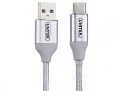کابل تبدیل USB به USB-C یونیتک مدل Y-C4025ASL طول 1 متر