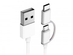 کابل تبدیل USB به microUSB/USB-C زد ام آی مدل AL511 به طول 0.30 متر