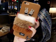 کاور HDSP مدل طرح خرگوش نگین دار مناسب برای گوشی آیفون 7/8