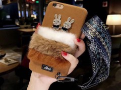 کاور HDSP مدل طرح خرگوش نگین دار مناسب برای گوشی آیفون 6 پلاس