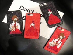 کاور مدل گلدوزی توری مناسب برای گوشی آیفون 6 plus