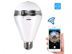 لامپ هوشمند و دوربین تحت شبکه 360Eye S مدل VR bulb Panoramic Wi-Fi camera