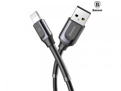 کابل تبدیل USB به لایتنینگ بیسوس مدل Double Spring Data Cable