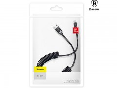 کابل تبدیل USB به لایتنینگ بیسوس مدل Double Spring Data Cable