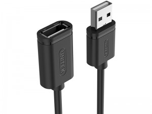 کابل افزایش طول USB 2.0 یونیتک مدل Y-C418GBK به طول 5 متر