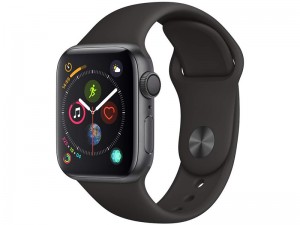 ساعت هوشمند اپل واچ سری 4 مدل 40mm Space Gray Aluminum Case with Black Sport Band