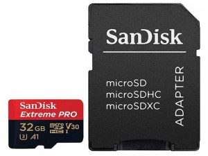 کارت حافظه microSDXC سن دیسک مدل Extreme Pro کلاسA1 استاندارد UHS-I U3 سرعت 100MBps 667X ظرفیت 32 گیگابایت