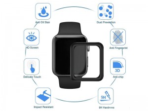 محافظ صفحه نمایش اپل واچ سری 4 مدل Coteetci 4D Glass Apple Watch 40mm
