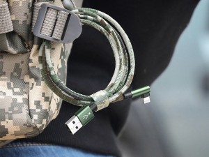 کابل شارژ مخصوص بازی بیسوس مدل Camouflage به طول 1 متر