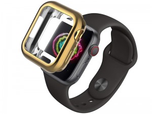 قاب محافظ اپل واچ سری 4 مدل Coteetci TPU Plating Case Apple Watch 44mm