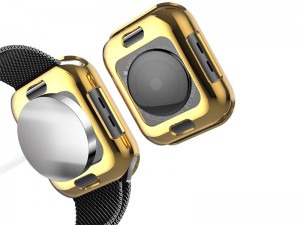 قاب محافظ اپل واچ سری 4 مدل Coteetci TPU Plating Case Apple Watch 44mm