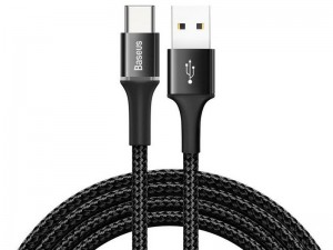 کابل شارژ و انتقال داده تایپ سی بیسوس مدل Halo Data Cable به طول 2 متر