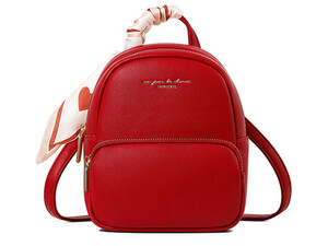 فروش مینی کوله پشتی دخترانه و زنانه تائومیک میک Taomicmic D7089-E Faux Leather Lettering Mini Backpack